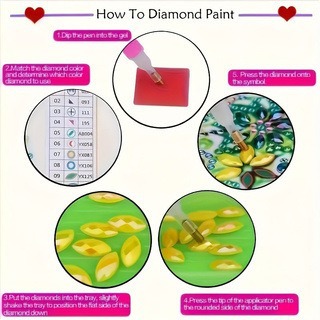 Diamond set for elderly, pendant, mosaic handmade