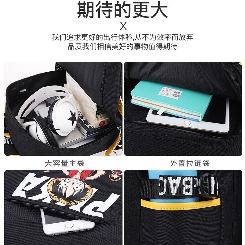 Venta al por mayor de nuevas mochilas escolares Pikachu para estudiantes de primaria, 3-6 grados, reducción de la carga, mochilas escolares para niños, mochila de gran capacidad recargable