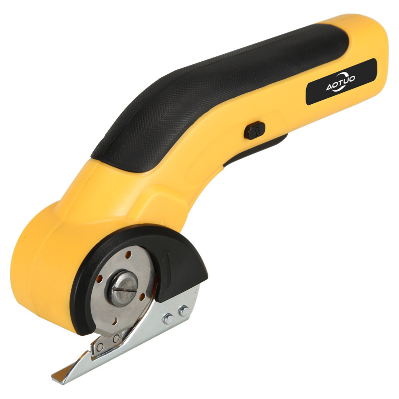 Nuevas tijeras eléctricas transfronterizas, ropa de mano, tijeras de tela de sastre de cuero, tijeras de litio para alfombras pequeñas