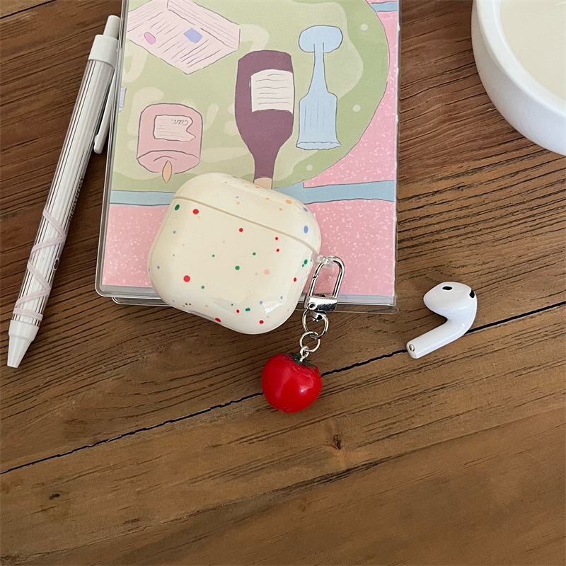 Ins Colorful Splash Ink Suitable for Apple AirPods 3Rd Generation Protective Cover Pro2 Headphone Shell 2022 New Wireless 4 Pendants