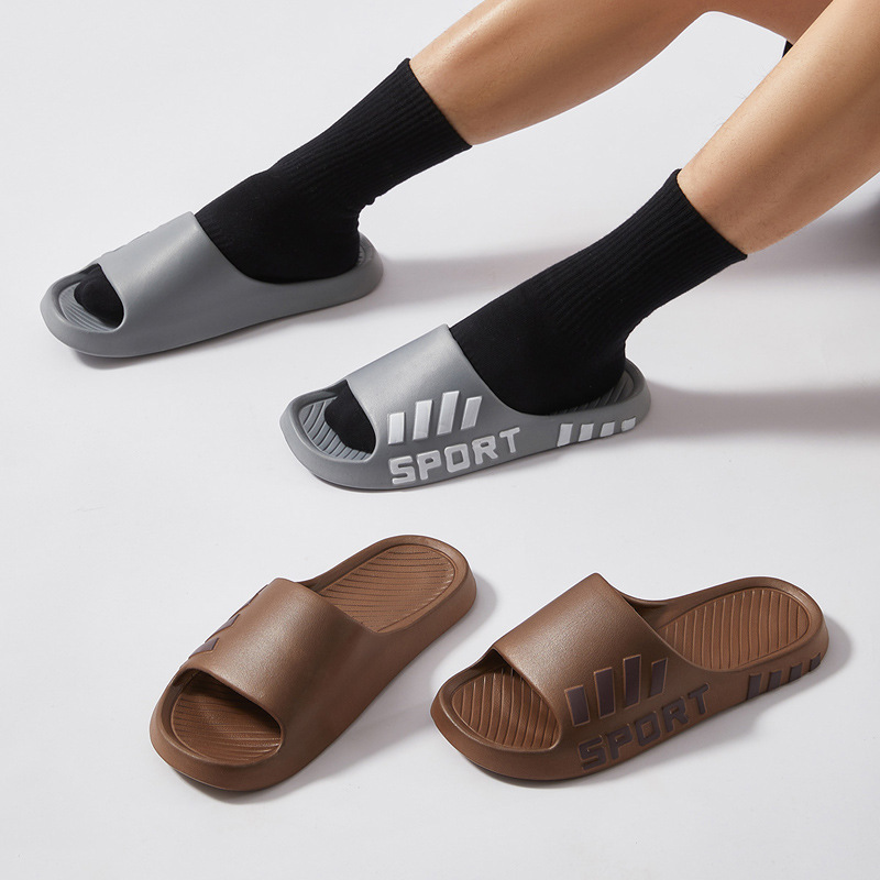 New Style Non-Slip One-Piece Eva Thick-Soled Slippers, Unisex, Suitable for Home and Outdoor Use, Wholesale