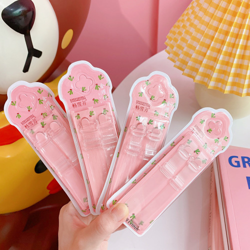 Transparent shoulder strap invisible bra strap, sanding transparent widened invisible strap, adjusting type underwear strap, anti-slip