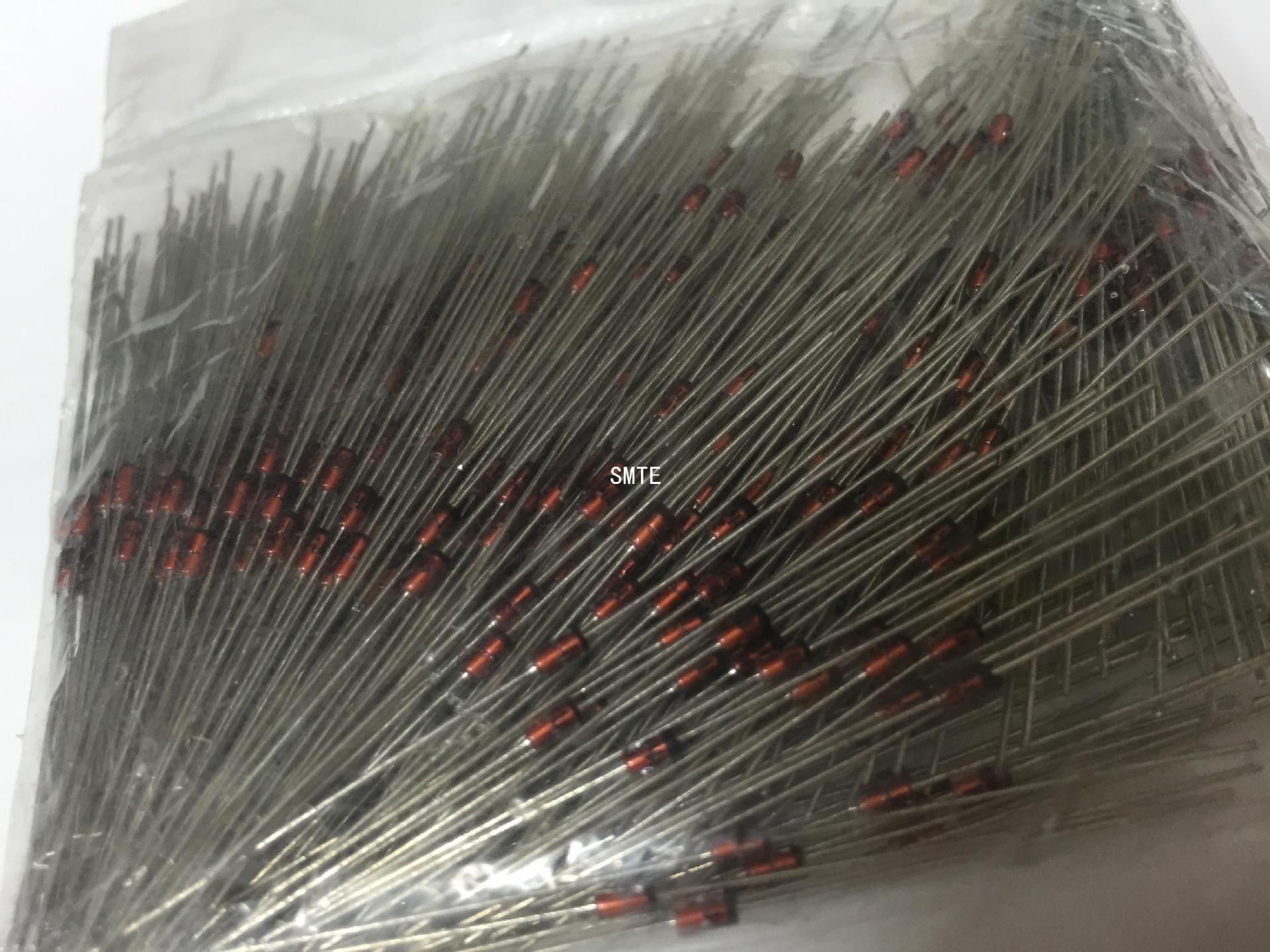 直插 1N4148 IN4148 4148 开关二极管 DO-35 (100个 ）