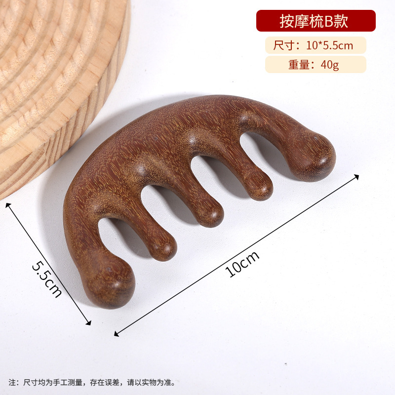 メーカー直売の紫檀の魚の骨は経絡を掻いて、紫檀の玉檀の香の黒檀の頭は実木の魚をマッサージします。|undefined