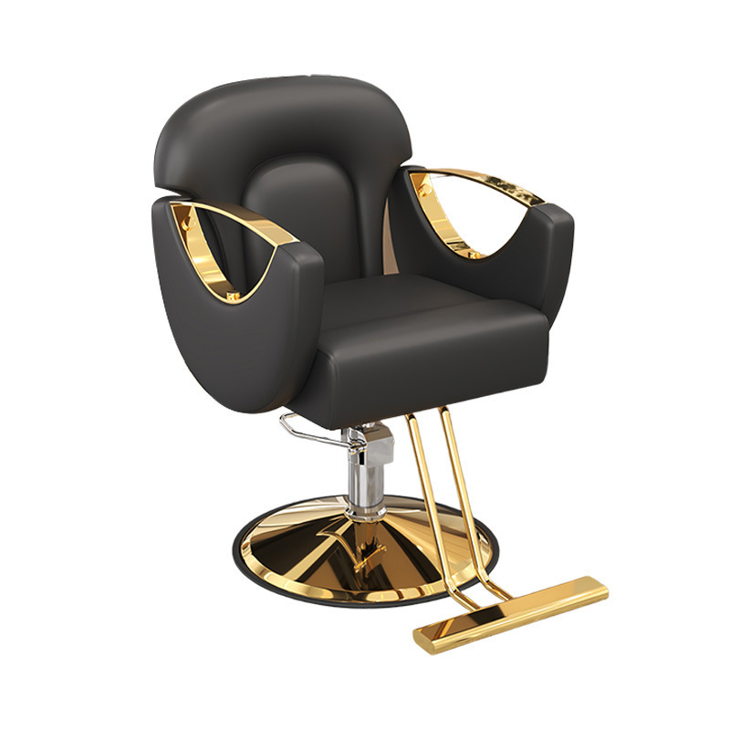 Sillas de barbería transfronterizas reclinables, sillas giratorias para salón de peluquería de alta gama, taburetes de corte de pelo, asiento de elevación y teñido