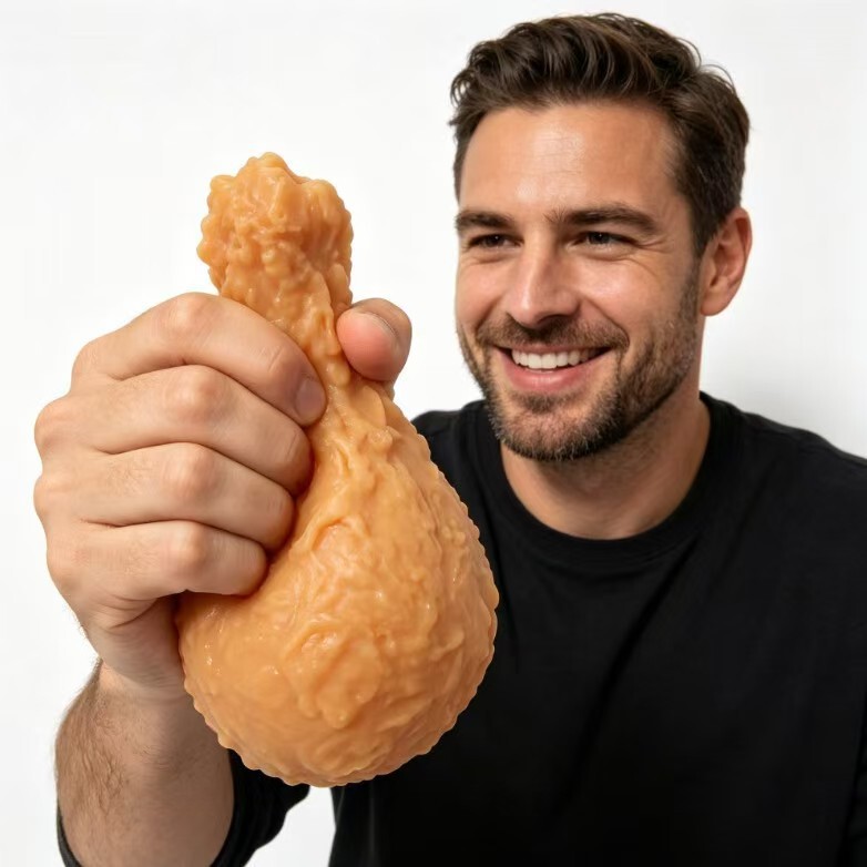 Cross-Border Popular Item: Realistic Chicken Leg Stress-Relief Squeeze Toy, a Stress-Relief Gadget That Bounces Back and Is Fun to Squeeze Cross-Border Popular Item: Realistic Chicken Leg Stress-Relief Squeeze Toy, a Stress-Relief Gadget That Bounces Back and Is Fun to Squeeze
