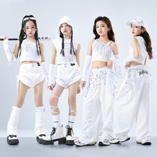 爵士舞服装女童时髦炸街练功服街舞儿童潮服嘻哈hiphop演出服女孩