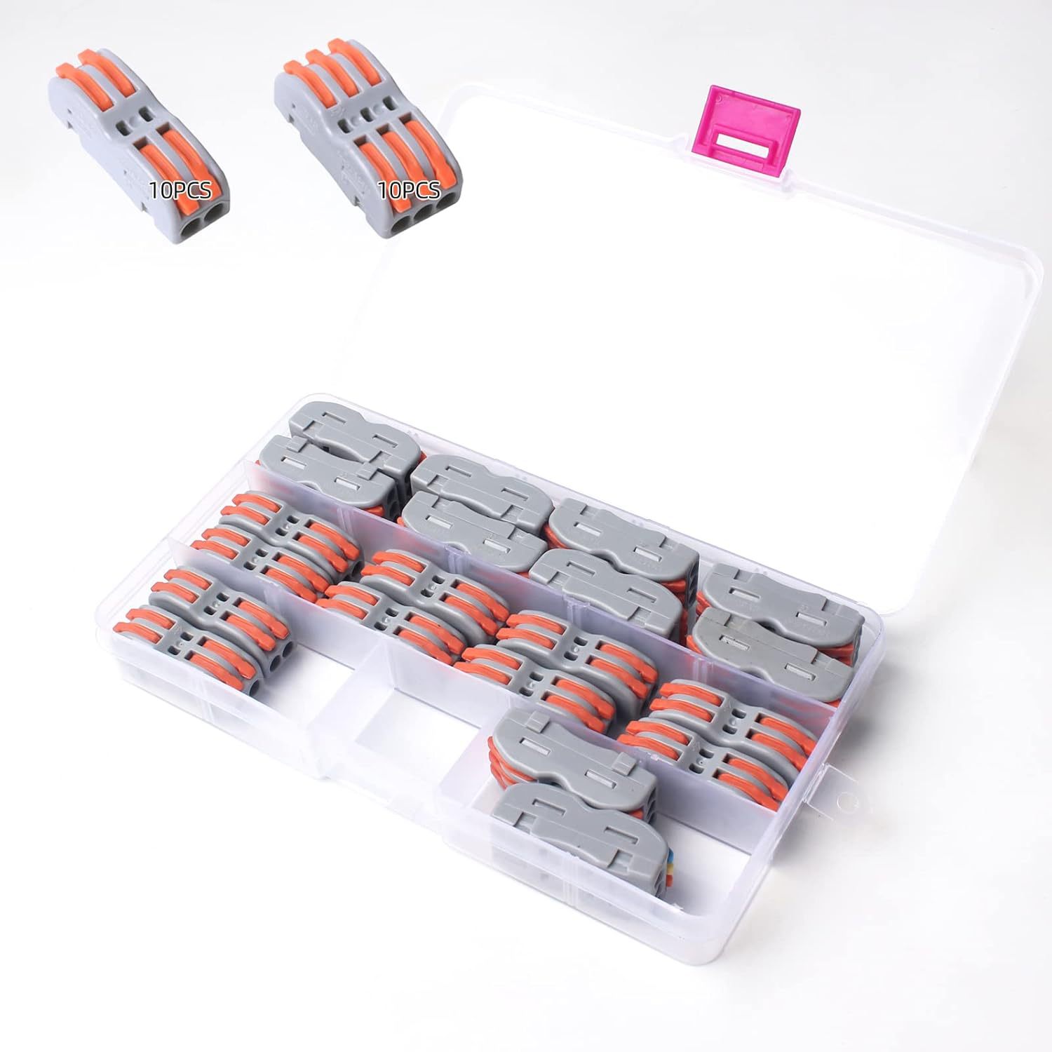 杠杆线连接器,电气连接器端子连接器紧凑型拼接连接器套件用于快