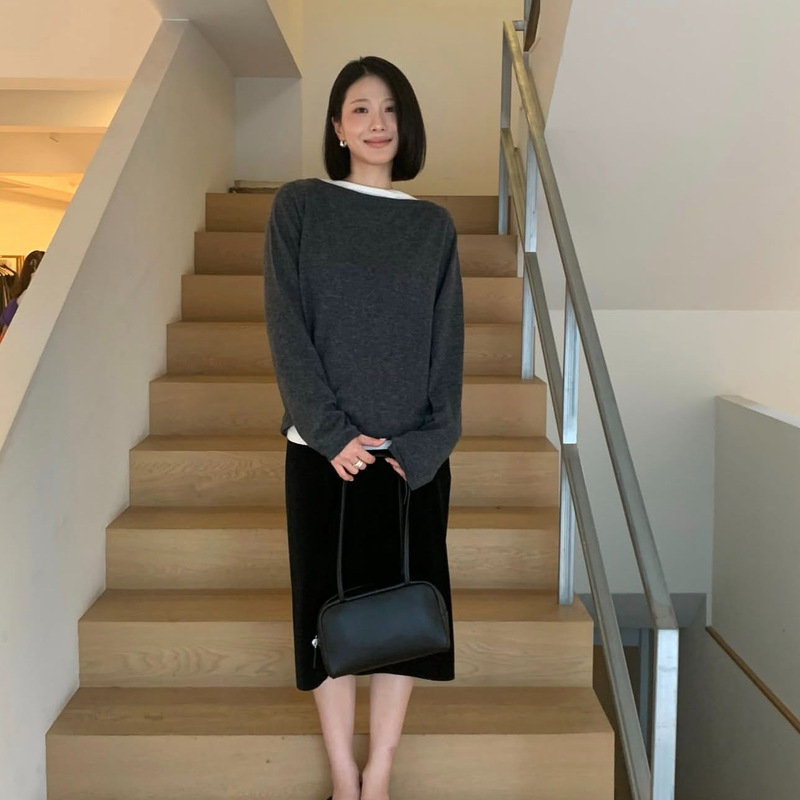 In Stock 2026 Autumn New Korean Style M*Onoha Retro Velvet Skirt Mid-Length Skirt/Long Skirt In Stock 2026 Autumn New Korean Style M*Onoha Retro Velvet Skirt Mid-Length Skirt/Long Skirt