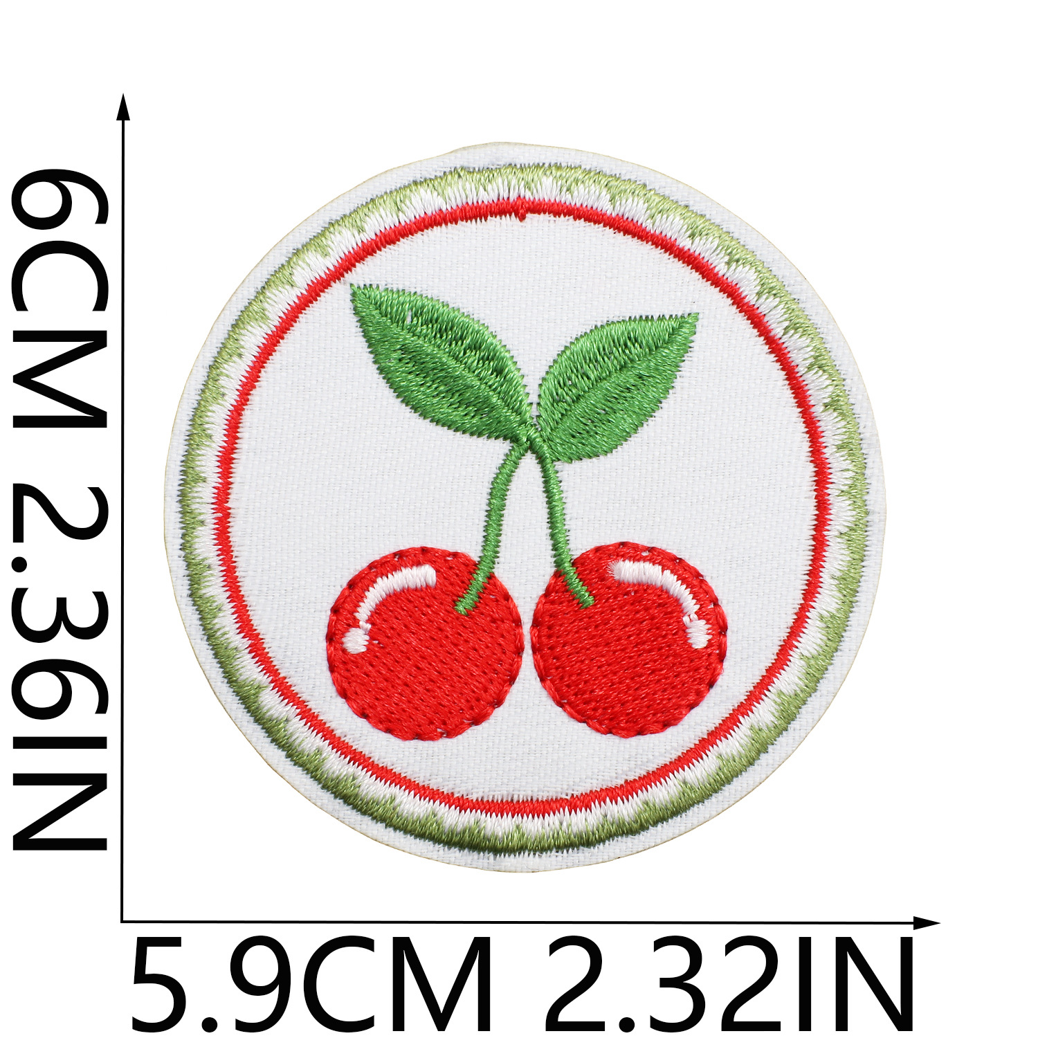 3g Weight Clothing Sticker Patches Classification 1 Piece Quantity Dacron thread Material Cherry Pattern Casual, Elegant, Lady Style Embroidery Craft 1 Piece Casual Elegant Lady Cherry Dacron Thread Clothing Sticker Patches 3