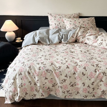 2.35米宽幅高密纯棉布料斜纹加厚全棉被套床单布床品面料床裙床笠