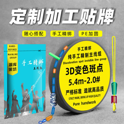 成品主線組斑點 PE加固太空豆倍力漂座 迷彩刻度鉛子母環 主線組
