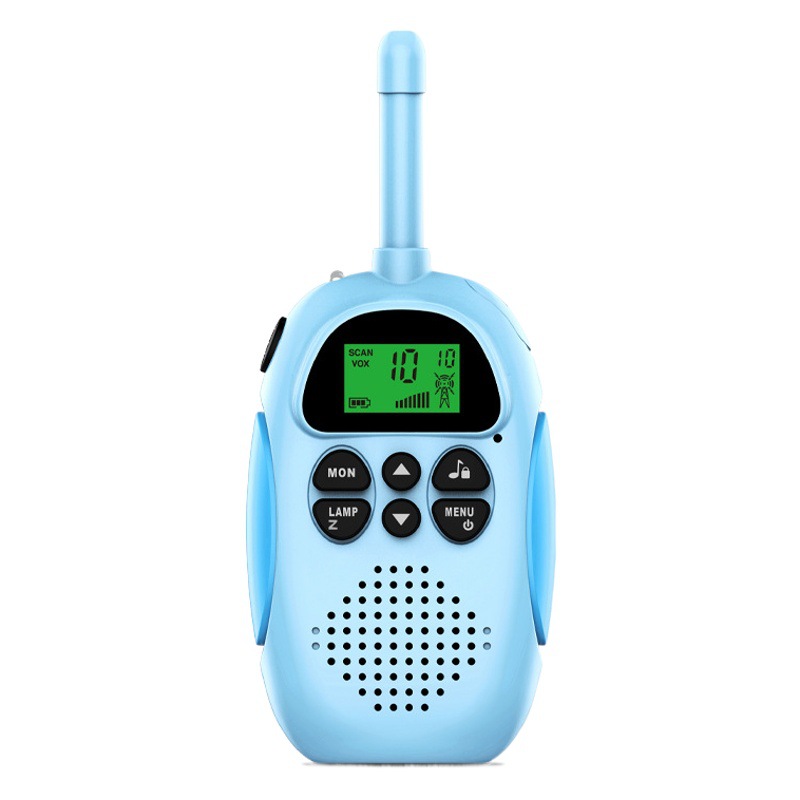 Amazon transfronterizo walkie-talkie para niños de carga portátil al aire libre 3km inalámbrico entre padres e hijos llamada Mini walkie-talkie