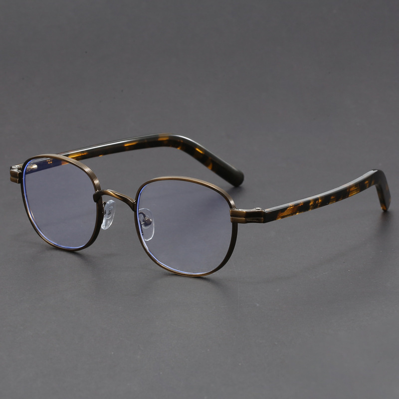 Versatile Minimalist New Model Of The "Ten Thousand Years Turtle" Style Wide-rimmed Myopia Glasses For Men, Anti-blue Light Flat Glasses,_voghion.com