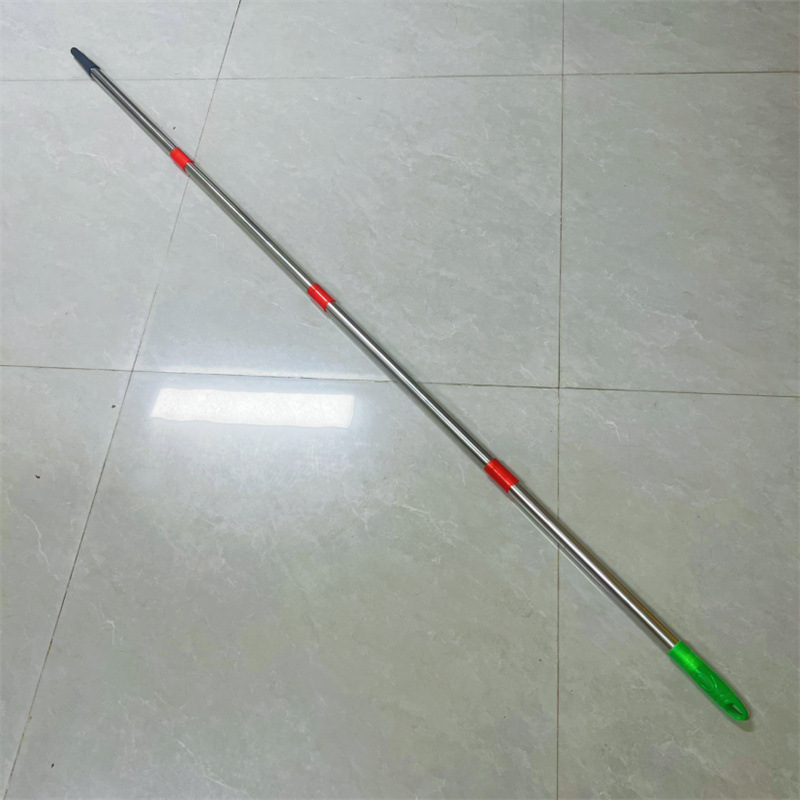 Barra de extensión de pared de cepillo de 2 metros Barra telescópica Cepillo de rodillo de extensión Barra de extensión Cepillo de rodillo de pintura de acero inoxidable Barra telescópica