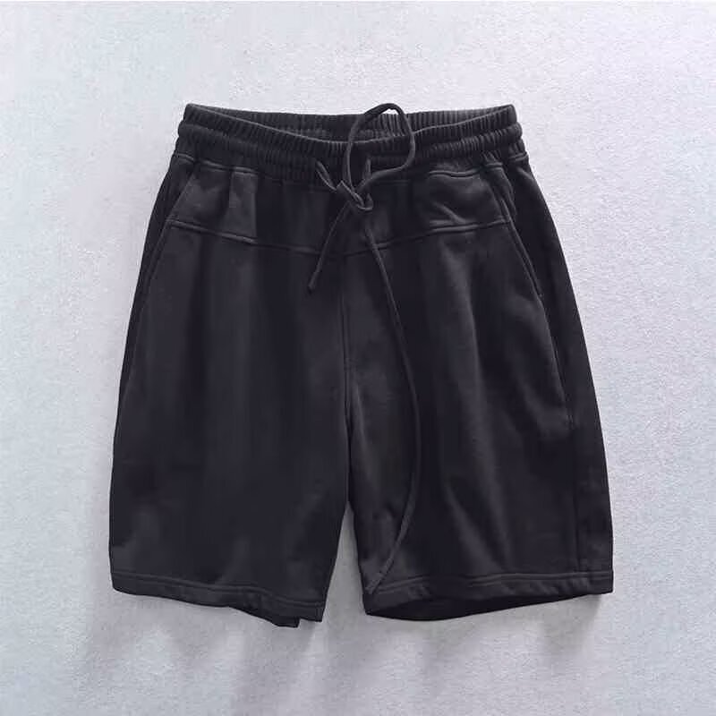 Plus Size Men's Fitness Running Shorts Basketball Loose Plus Fat Plus Knitted Pure Color Summer Sports Pants