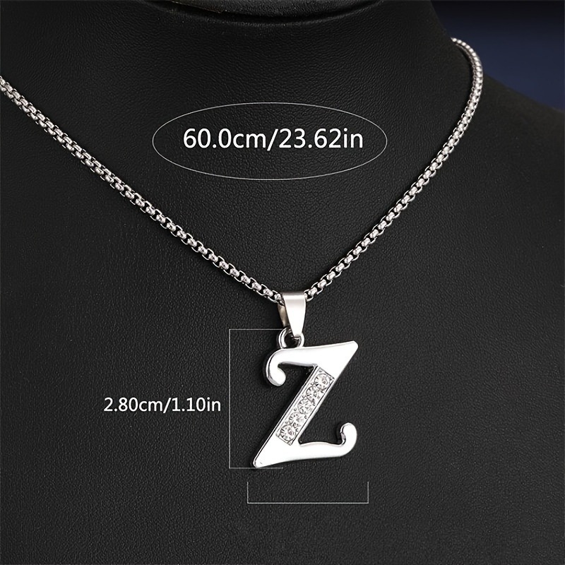 TEMU transfronterizoPendent Collares A a D con Sparkling