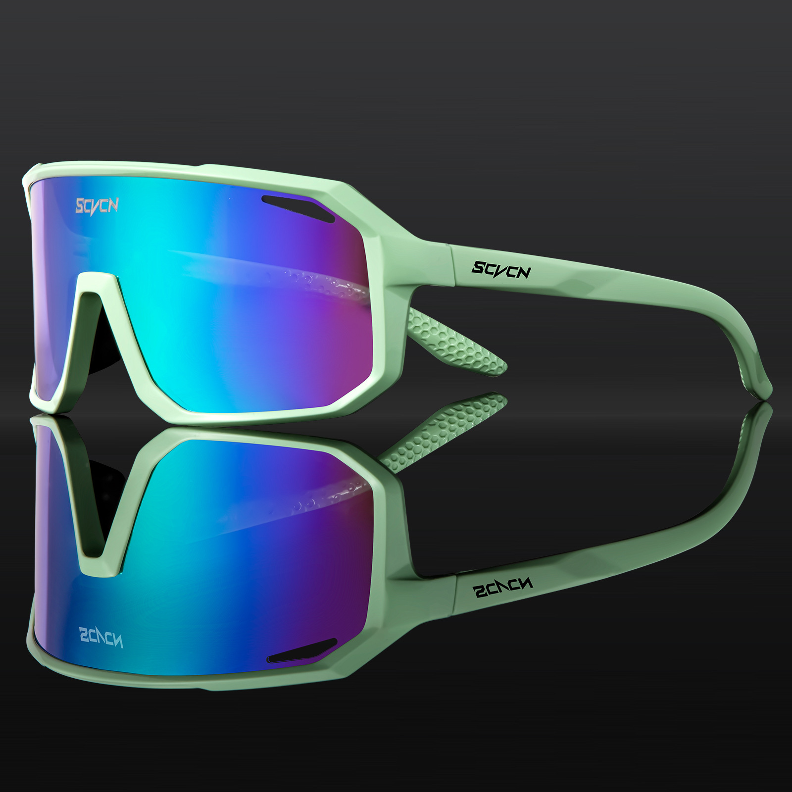 Gafas de Sol para Ciclismo Deportivo de PC, a Prueba de Viento, para Ciclismo de Carretera y Montaña