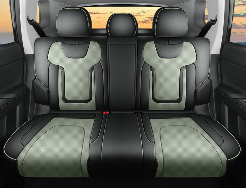 Suitable for Jietu Shanhai T1 Special Seat Cover, Fully Enclosed Seat Cover, Four-Season Universal Car Seat Cushion, Leather Seat Cushion