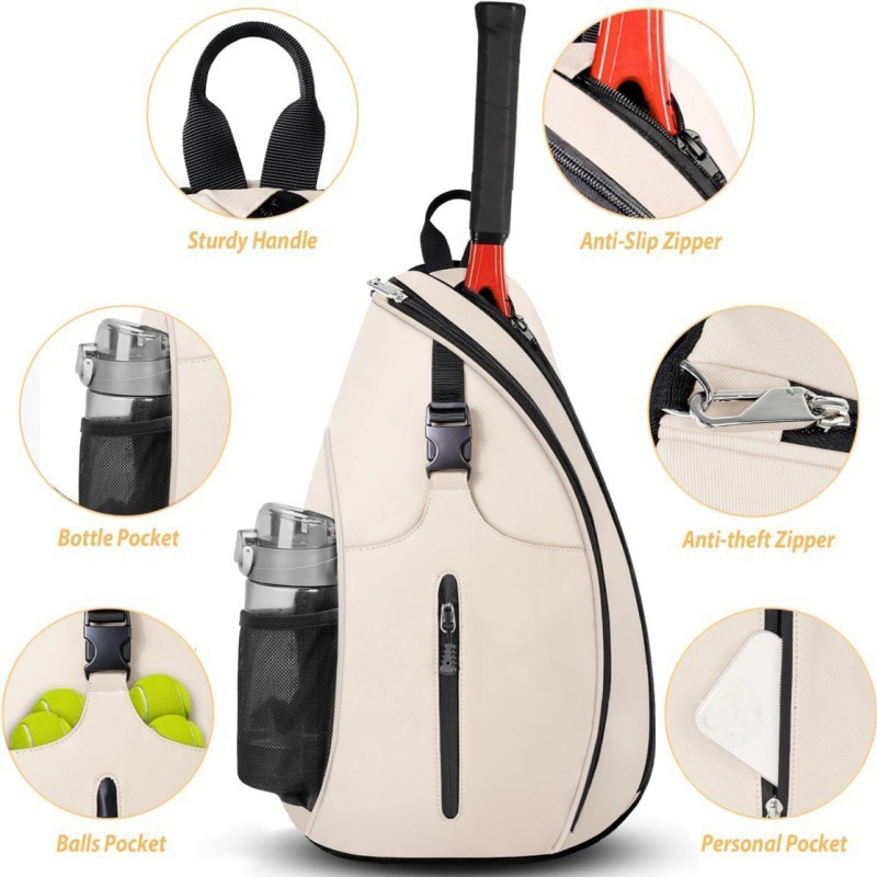Mochila de tenis nueva moda deportiva al aire libre bolso de bádminton ligero de alto valor de la cara gran capacidad bolso de raqueta image 4