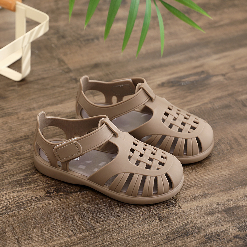 Nuovi sandali spagnoli per bambini Igor Stesso stile Baotou Sandali casual per ragazzi Scarpe in gelatina per ragazze con suola morbida_voghion.com