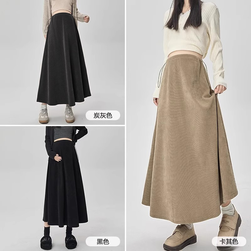 Maillard Pregnant Women's Skirt Autumn and Winter Pregnant Women's Skirt Abdomen-free Long Skirt Small Winter Pregnant Women's Wear Winter plus size Maillard Pregnant Women's Skirt Autumn and Winter Pregnant Women's Skirt Abdomen-free Long Skirt Small Winter Pregnant Women's Wear Winter plus size