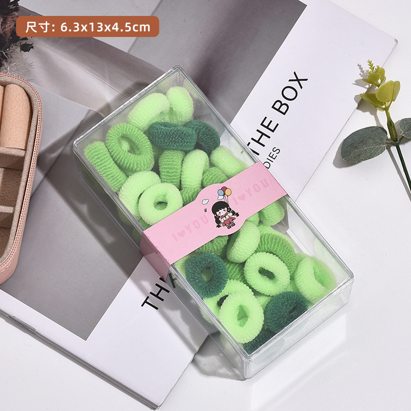 Caja de anillo gordo verde