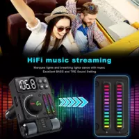 MT01 автомобильный mp3 Bluetooth громкой связи fm-передатчик PD30W быстрая зарядка автомобиля заряд hifi музыка воспроизведение автомобиля