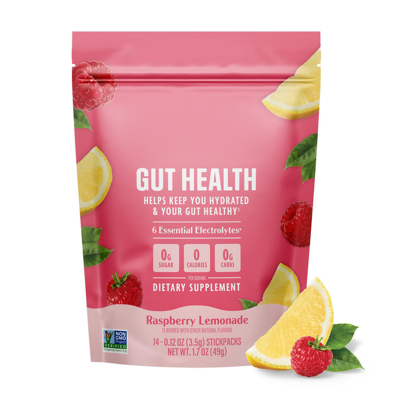 New Amazon Cross-Border Hot Product Gut Health Raspberry Lemon Water Electrolyte Powder Factory Supports Oem
