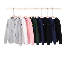 外贸跨境秋冬款套头抓绒男卫衣开衫拉链连帽外套青年运动休闲上衣