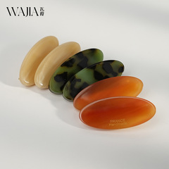 Wjia厚さ4mm ~ 高級感酢酸サイドクリップ韓国式insシンプル少女前髪クリップ髪飾り
