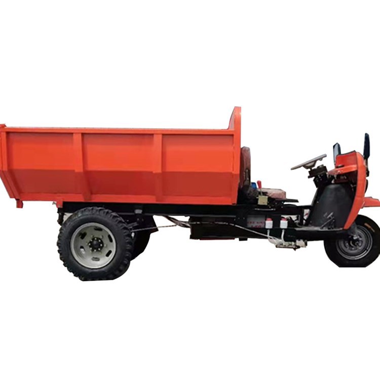 建筑工地用液压自卸三轮车  果园大棚拉货专用车  小型家用翻斗车