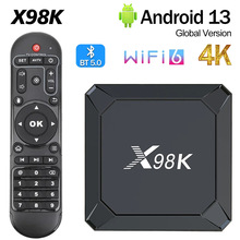 X98K Android 13 RK3528 Smart TV Box WiFi6蓝牙投屏电视机顶盒