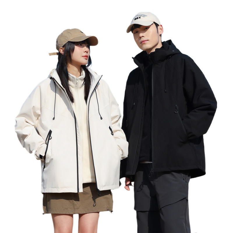 Niaojia 同じスタイルのカップルジャケット 2 点セット防水ジャケット防風メンズジャケット女性ジャケット卸売|undefined