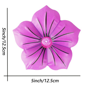 Cross-border Source Home Craft Gift Iron Flower Wall Decoration Iron Wall Decoration Small Flower Wall Decoration
