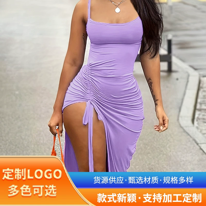 2025 лет трансграничное европейское и американское новое сексуальное горячее платье