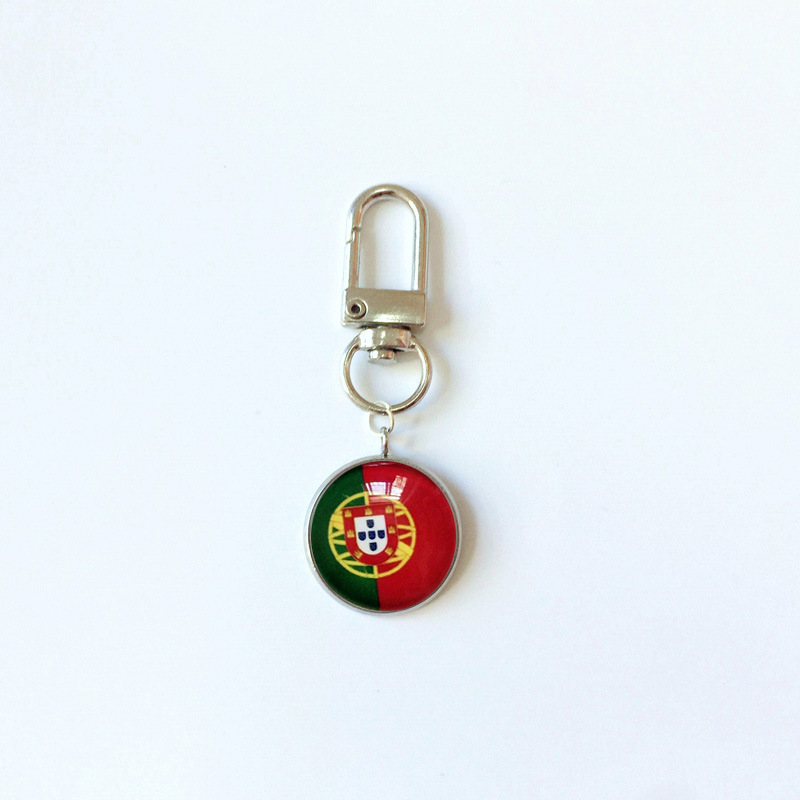 13g Weight Bag Pendant, Keychain Classification 1 Piece Quantity Holiday, Daily Occasion 316 Stainless Steel , Alloy Material National Flag Pattern Epoxy Design Simple Style Style 1 Piece Simple Style National Flag 316 Stainless Steel Alloy Epoxy Bag Pendant Keychain 15