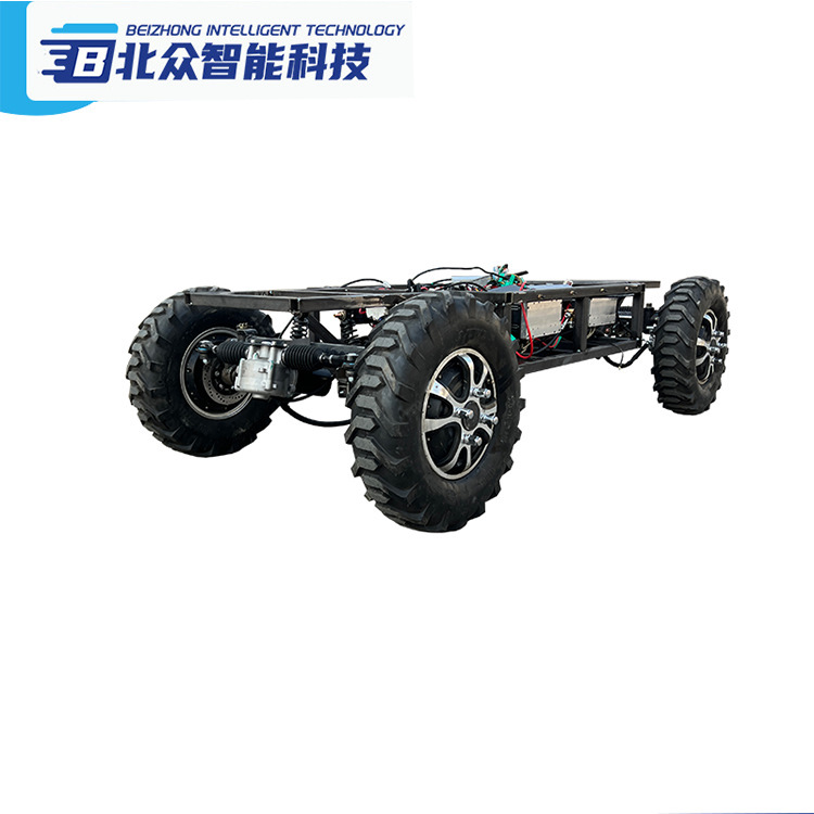 Autonomous Driving Intelligent Four-Wheel Wire-Controlled Chassis Small Unmanned Vehicle Remote Control Can Communication Mobile Platform Autonomous Driving Intelligent Four-Wheel Wire-Controlled Chassis Small Unmanned Vehicle Remote Control Can Communication Mobile Platform