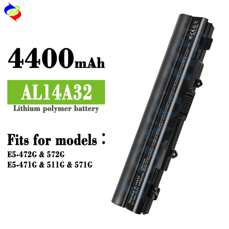 Suitable for Acer Al14A32 Notebook Battery E5-472G/572G/E5-471G/511G/571G Wholesale