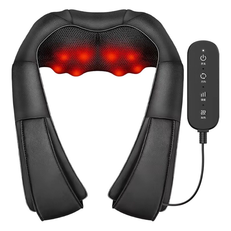 Masajeador eléctrico multifuncional tipo chal que simula las manos humanas, masajeador inteligente para hombros y cuello con compresión caliente, electrodomésticos image 1