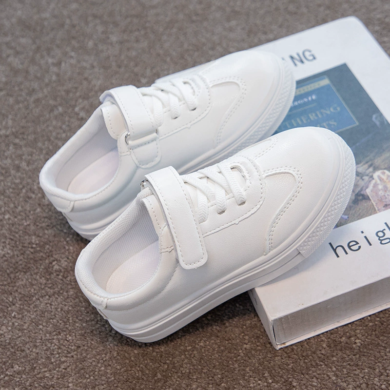 Детская маленькая белая обувь мужская и женская обувь для мальчиков весной и осенью новая студенческая обувь
