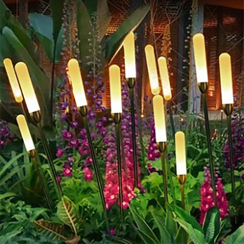 LED Fiber Reed Lawn Light, Colorful Automatic Solar Garden Light, Outdoor Waterproof Landscape Lighting Decor Lamp