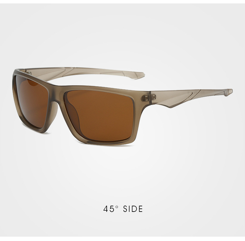 Nuevo alto grado UV protección deportes gafas de sol polarizadas piloto doble haz simple gafas de sol fabricante en stock