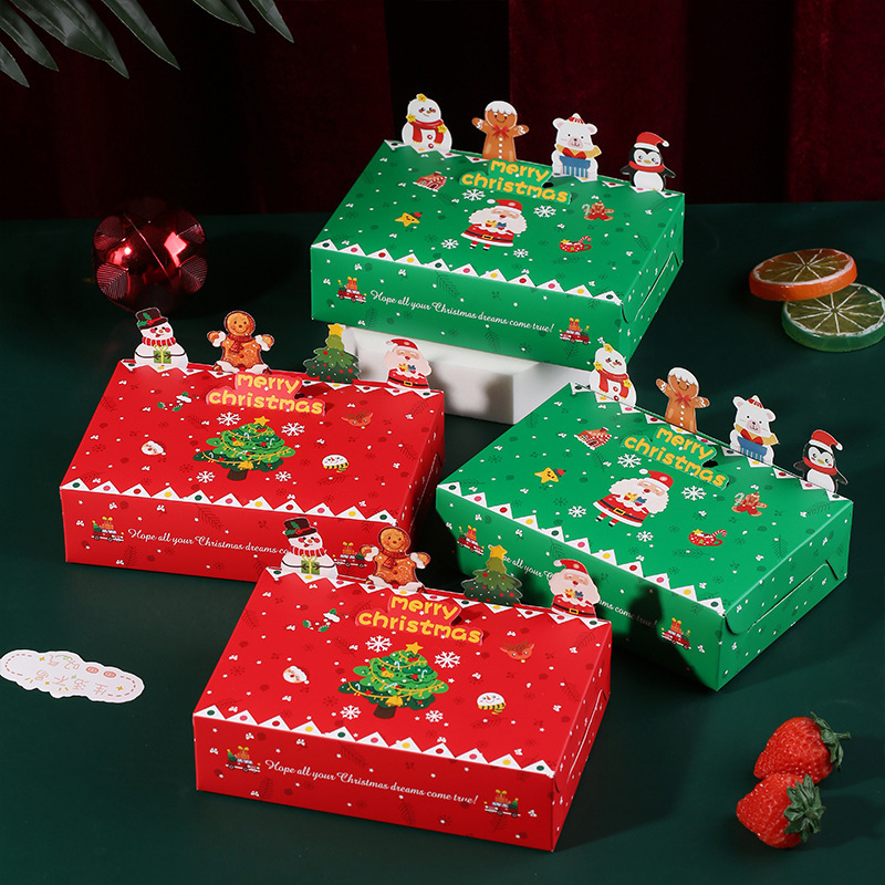 クリエイティブクリスマス立体クッキーボックスクリスマスプレゼント賞品プレゼントクリスマスプレゼント箱ギフトボックス卸売り|undefined
