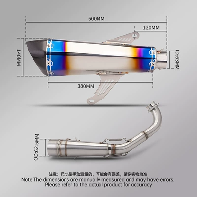 Motorcycle exhaust pipe – Modification Suitable for Scooter