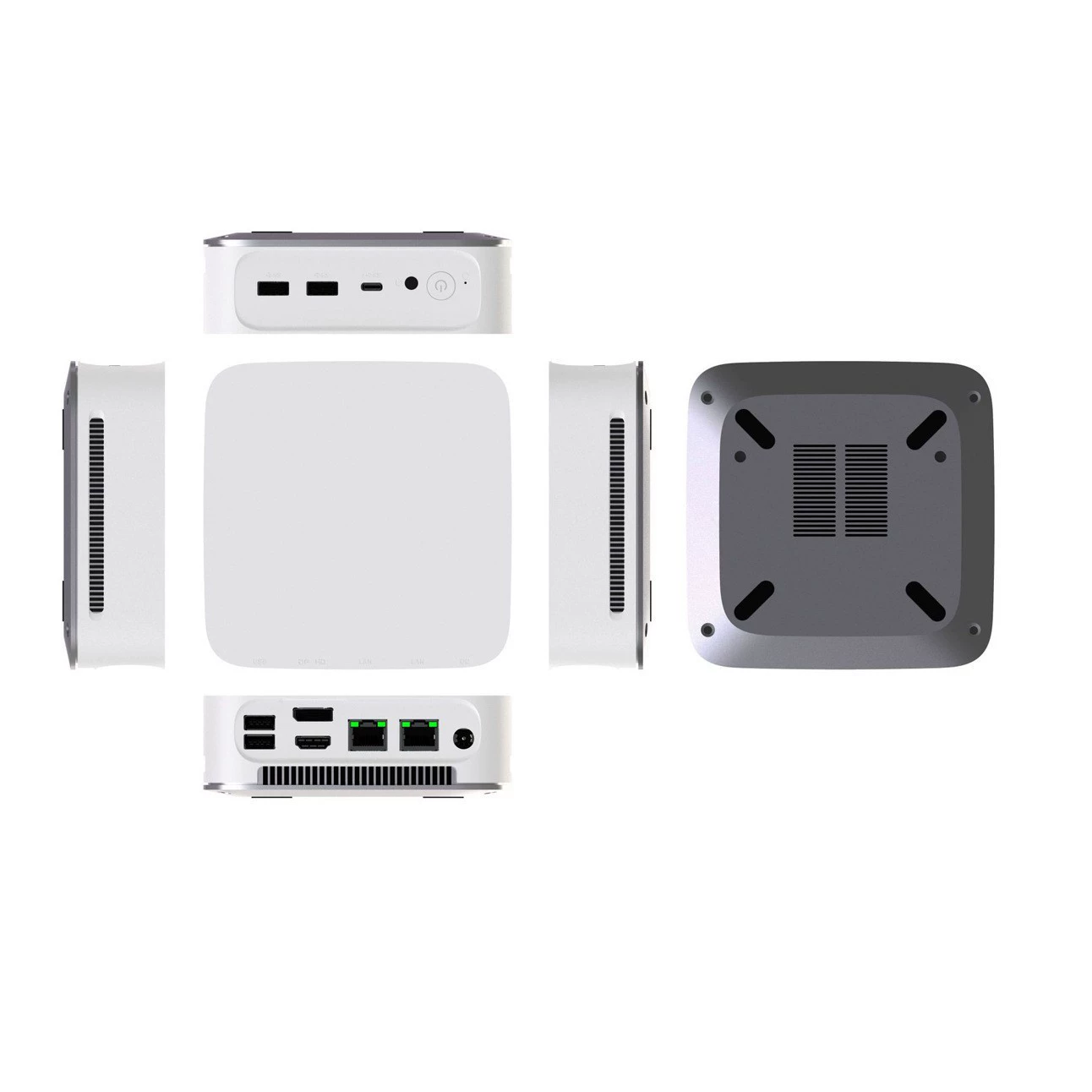 Mini computer host office and home portable small host AMD processor 4 core R5/R7 3700U