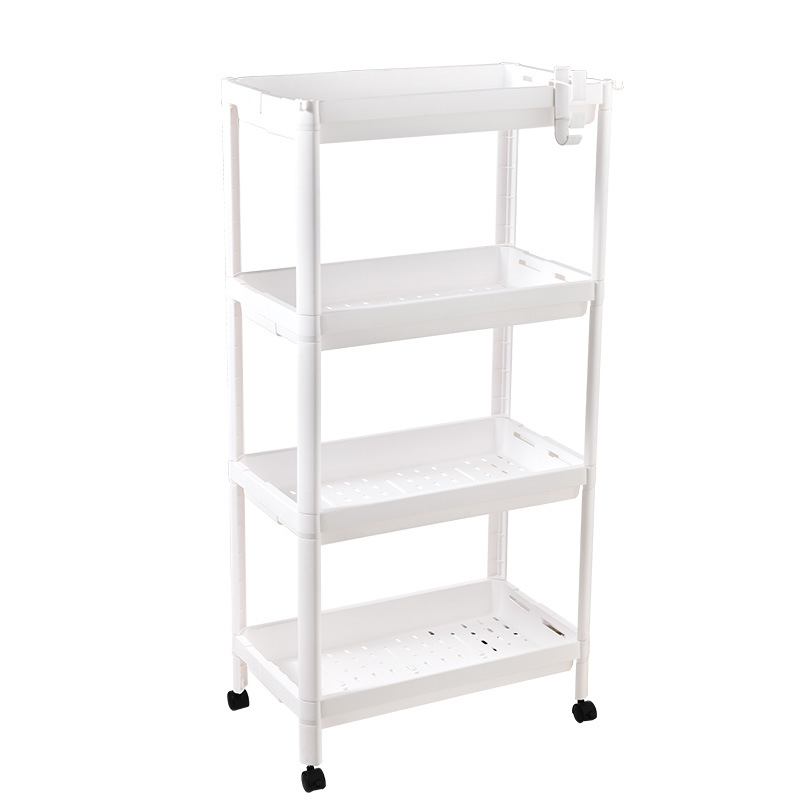 Estante telescópico, cocina, baño, inodoro, estante de almacenamiento con entrepierna, carrito de piso, estante de almacenamiento multicapa