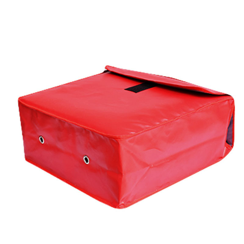Extranjero caliente nueva 16 pulgadas pizza bolsa de aislamiento de pizza cuadrado impermeable bolsa de entrega de comida pizza americana pizzabag