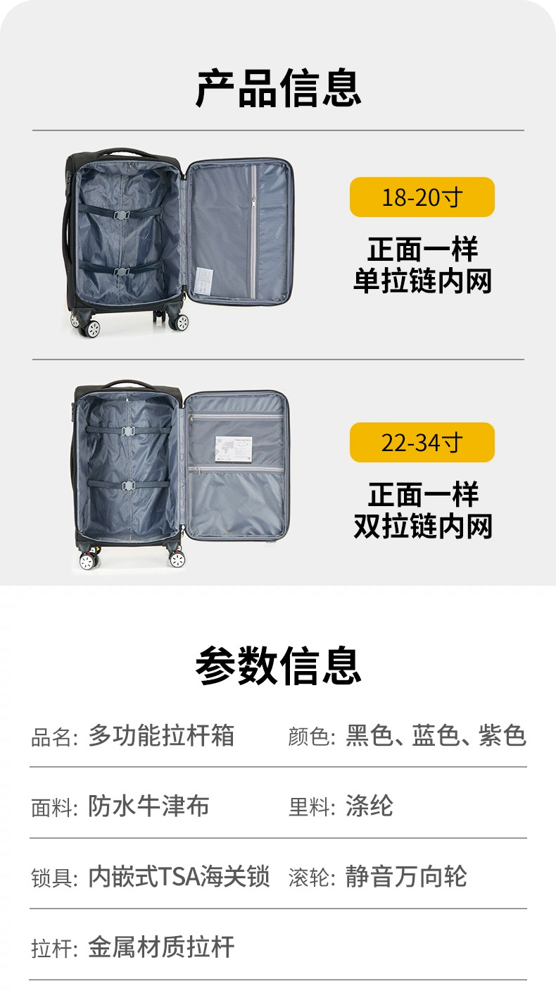 1752Oxford cloth luggage box-Fashion Package