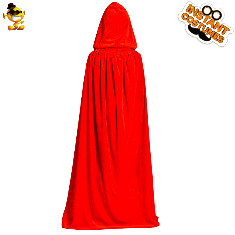 Halloween niña niños terciopelo con capucha partido capa niñas multicolor princesa capa rendimiento traje